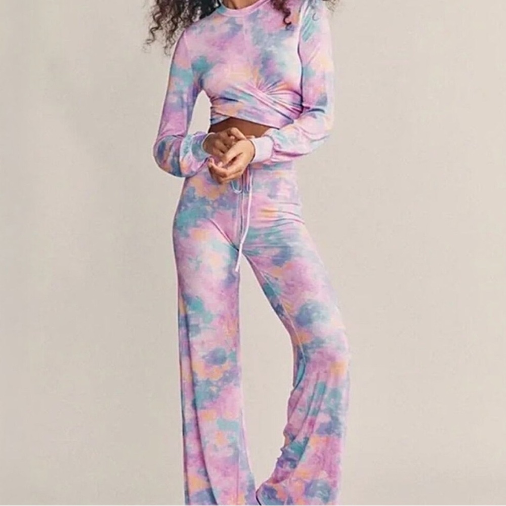 LoveShackFancy x Beach Riot Tie Dye Lounge Set